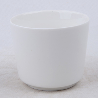 7oz Plain White Scented Natural Ceramic Soy Candle Pot For Sleeping