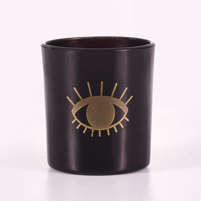 Aroma Home Vanilla Bean Soy Wax Glass Jar Scented Candle Black 8oz