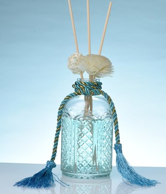 Natural Aroma Reed Diffuser Room Perfume 200ml With Fake Flowers Decoration