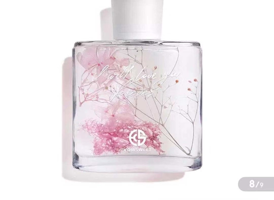 Room Perfume Aroma Reed Diffuser 100ml With Dried Flowers Decoration
