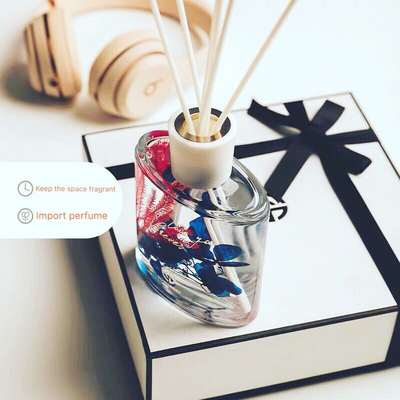 Room Perfume Aroma Reed Diffuser 100ml With Dried Flowers Decoration