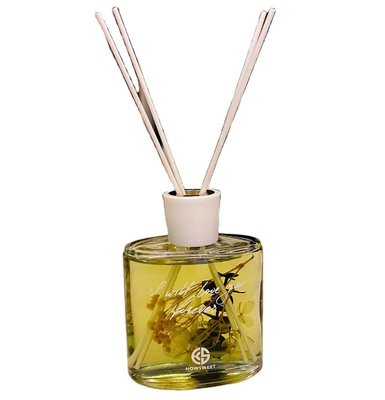Room Perfume Aroma Reed Diffuser 100ml With Dried Flowers Decoration