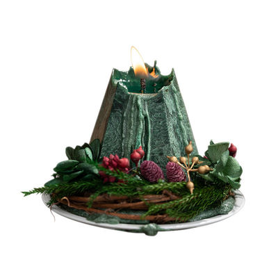 Custom Christmas Tree Shaped Aromatherapy Soy Wax Scented Art Candles For Christmas